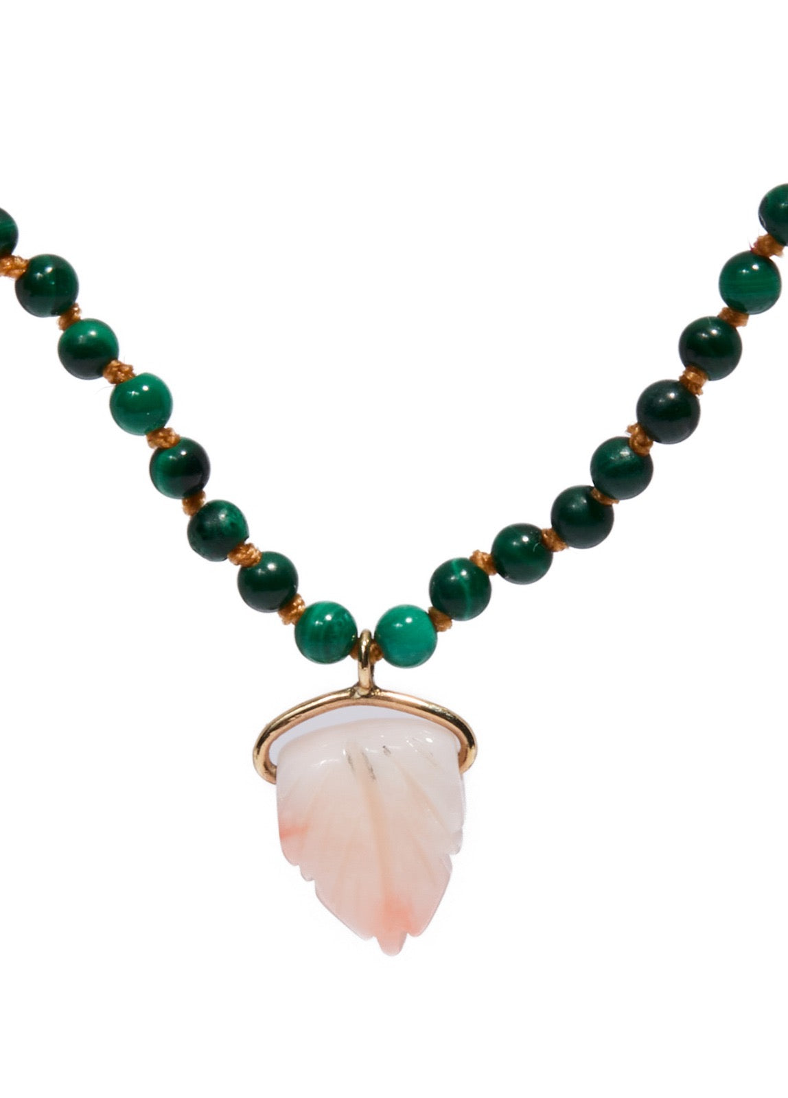 Coral Leaf necklace
