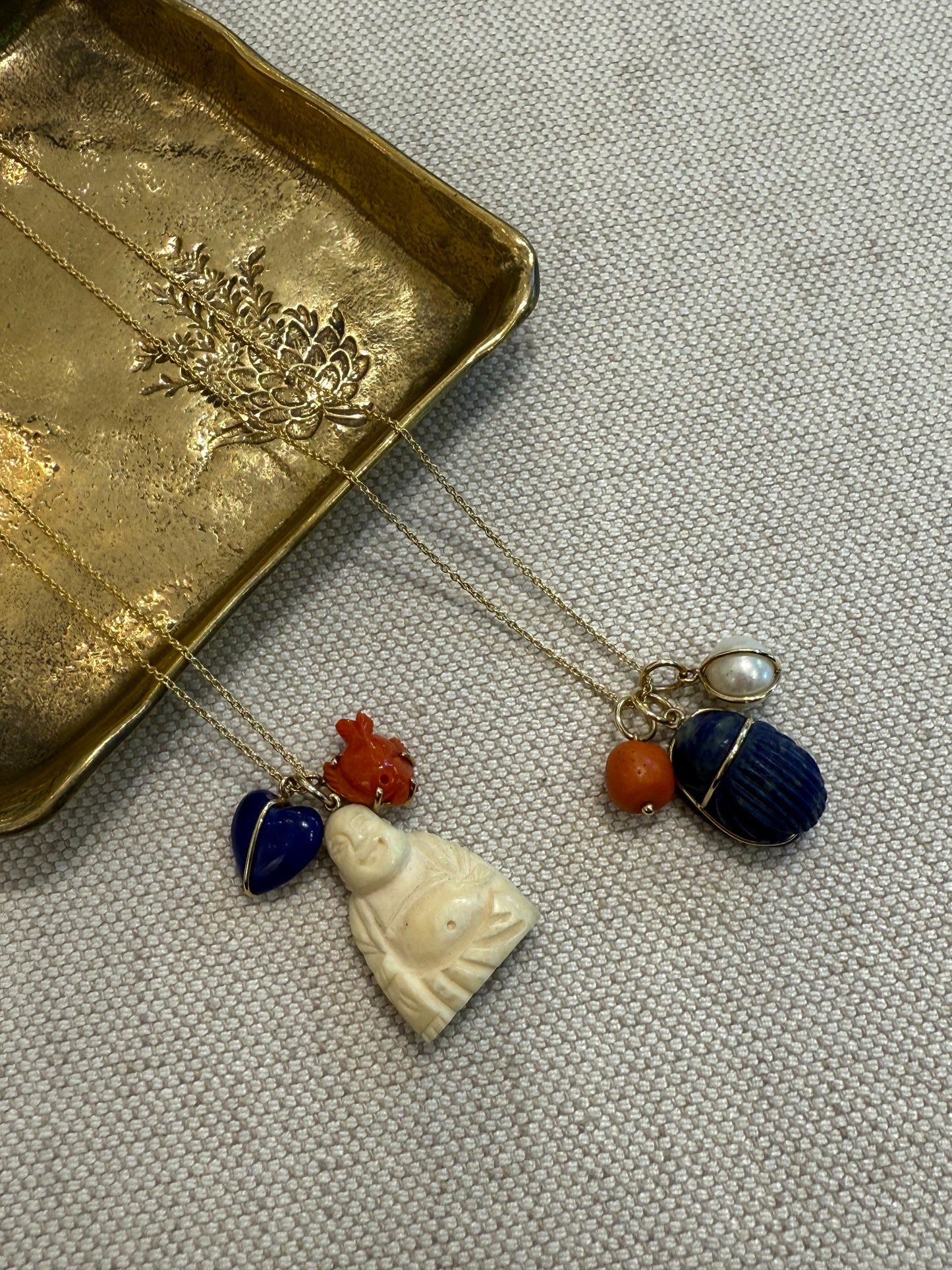 Buddha charm necklace
