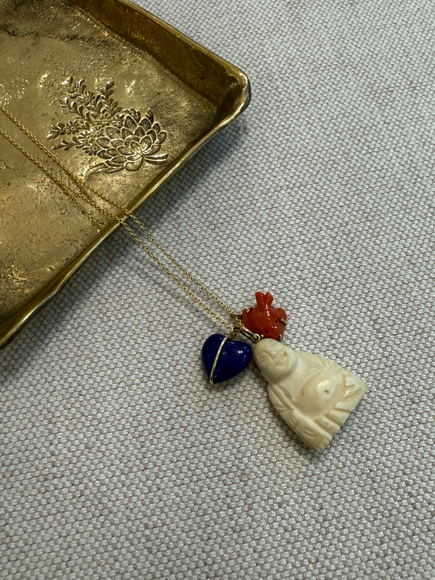 Buddha charm necklace