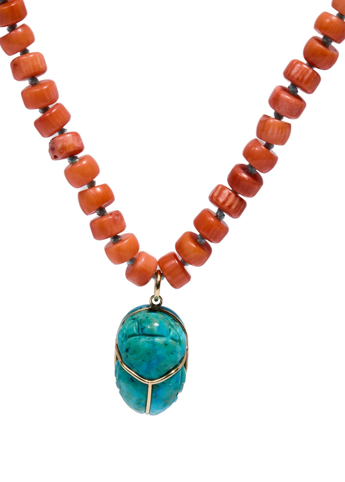 Scarab necklace