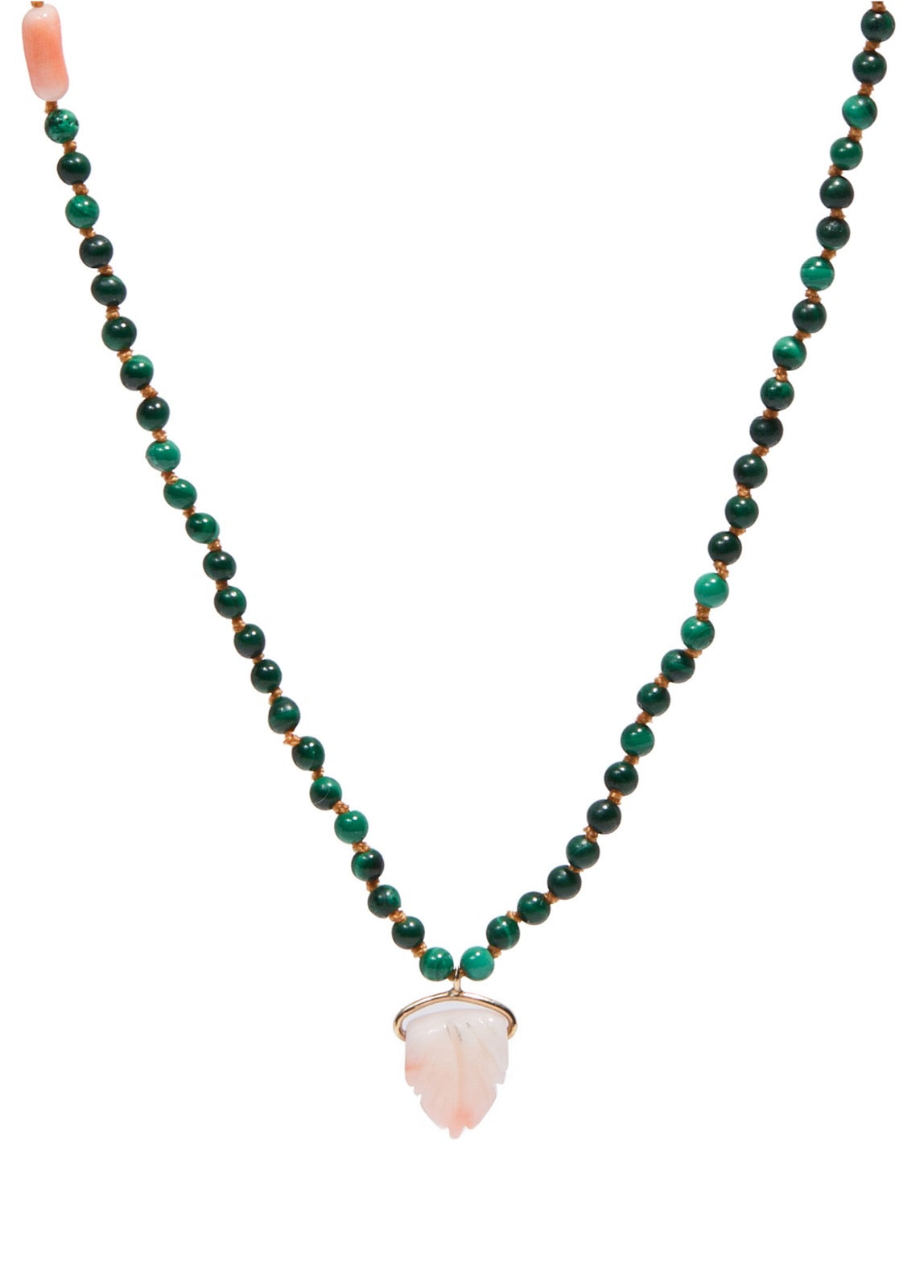 Coral Leaf necklace