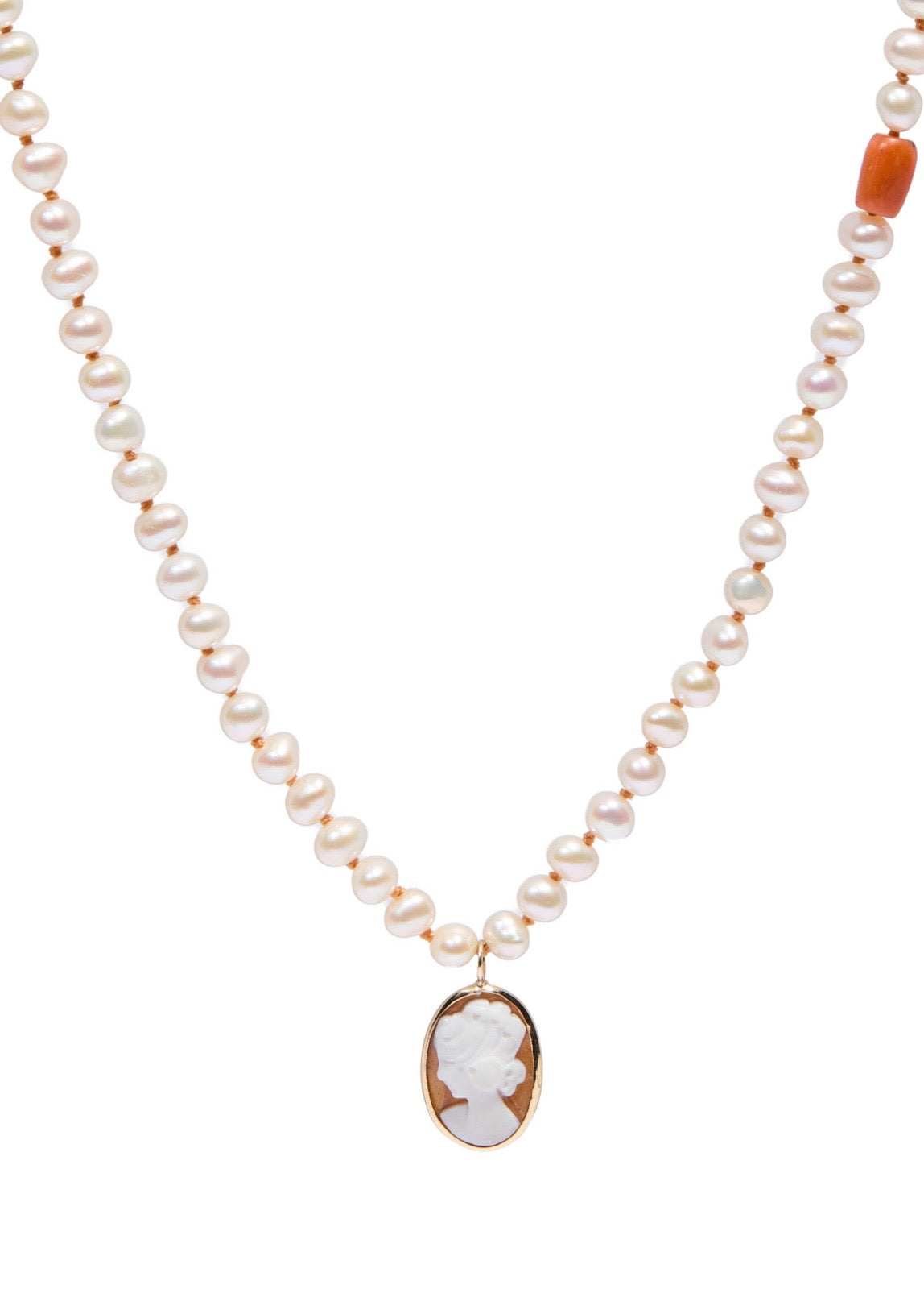 Cameo necklace