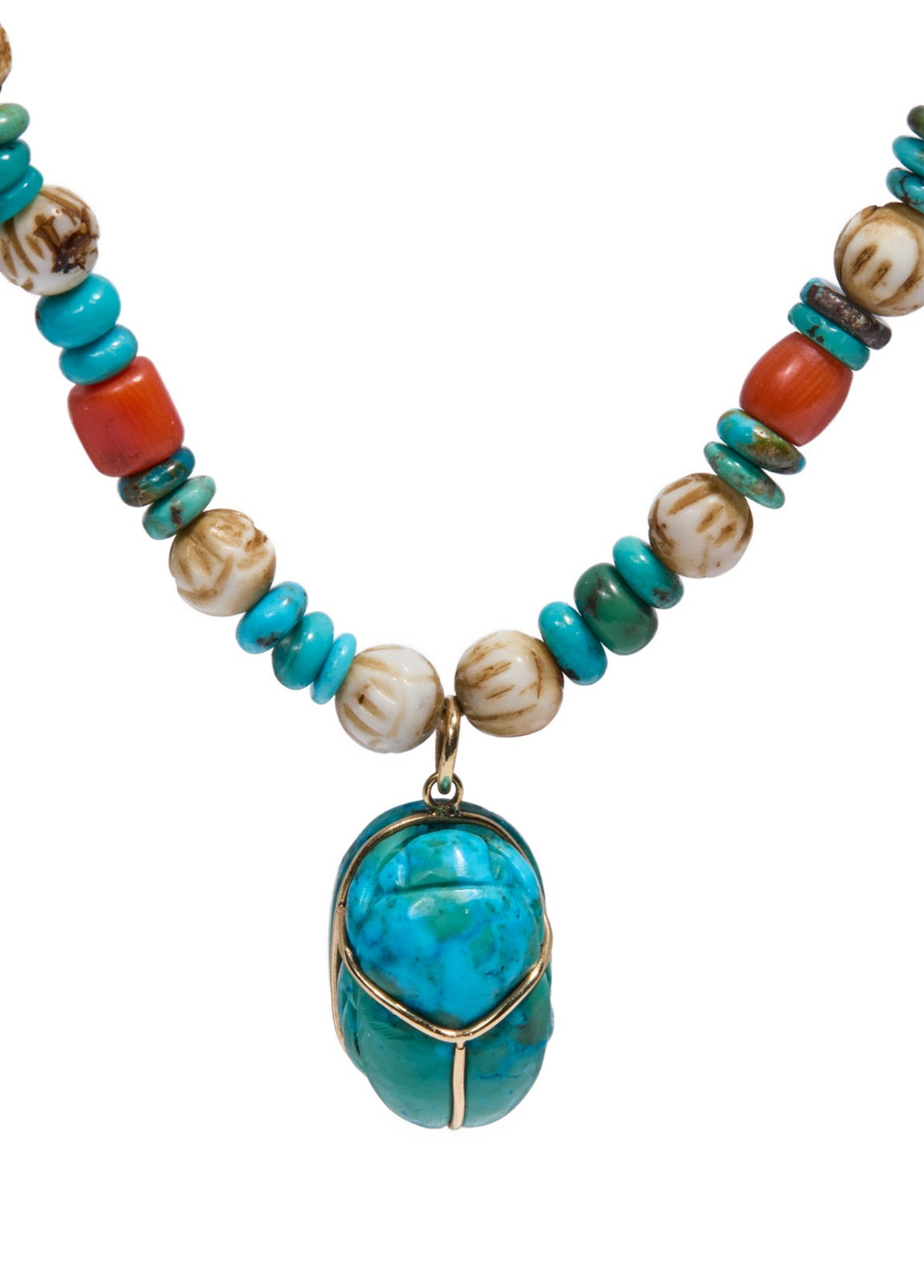 Scarab necklace