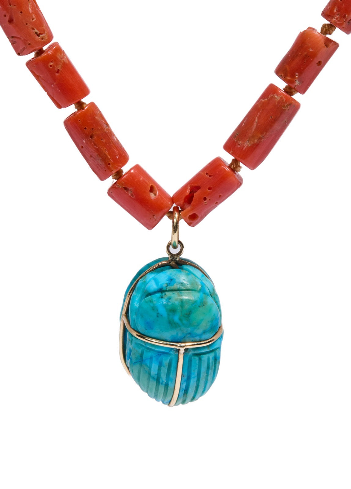 Scarab necklace